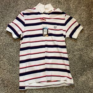 Blue and Red Stripped Polo
